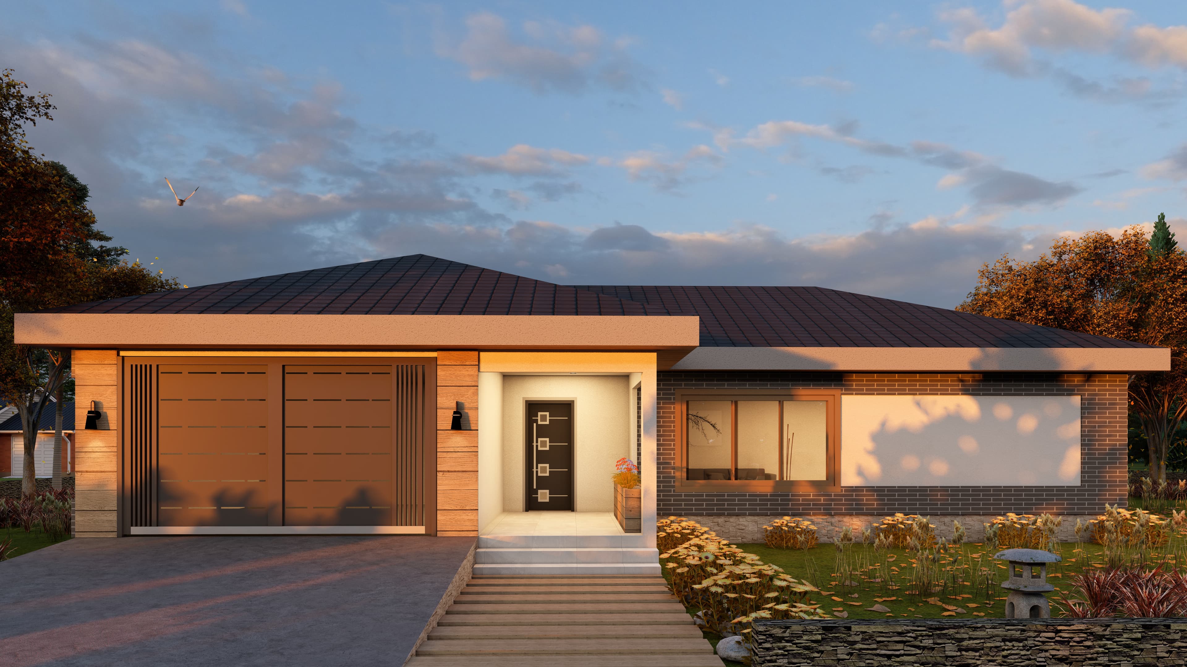 196 m² Tek Kat Betonarme